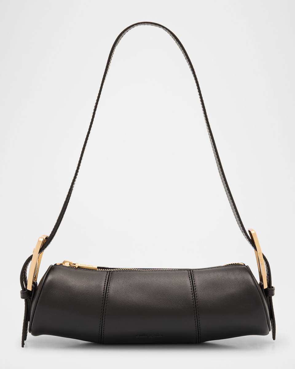 Laina Baguette Leather Shoulder Bag